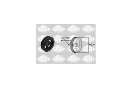 Шкив коленвала TOYOTA Auris, Avensis, Corolla Sasic SASIC '2156048