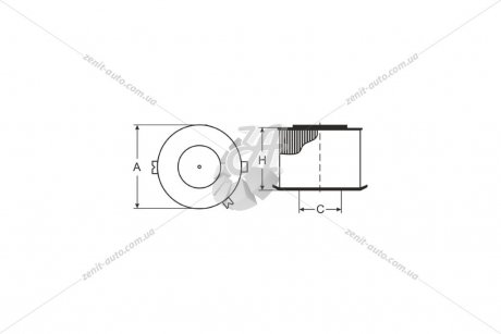 Фильтр воздушный SKODA Octavia II 1.2 TSI (10-) (SB 2138) SCT SCT Germany SB2138