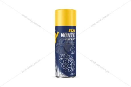 Смазка литиевая(белая) MANNOL White Grease (аэрозоль), 450мл. SCT / Mannol 8121