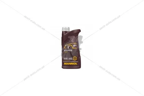 Олива моторна 5W-40 MANNOL Elite API SN/CH-4, ACEA A3/B4, VW 502/505, 4л, синт. SCT / Mannol 'MN79034