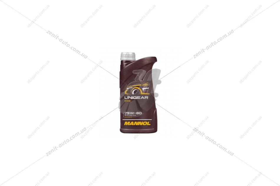 Олива трансміс. 75W-80 MANNOL 8109 Unigear API GL4/GL-5 SL, 1л, синт. SCT / Mannol 'MN81091 (фото 1)