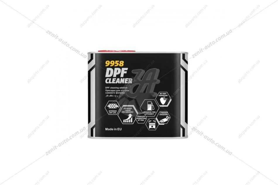 Очищувач сажевих фіьтрів дизельних двигунів MANNOL DPF Cleaner (рідина), 400мл. SCT / Mannol MN9958-04ME (фото 1)