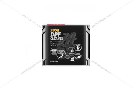 Очищувач сажевих фіьтрів дизельних двигунів MANNOL DPF Cleaner (рідина), 400мл. SCT / Mannol MN9958-04ME