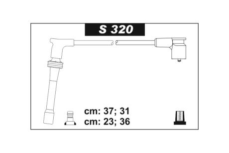 Дроти високовольтні 2110-2112 інж (1,5 16кл) (силікон) SENTECH S320