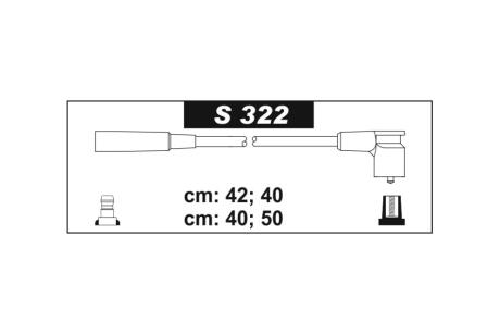 Дроти високовольтні 21214 1.7 SENTECH S322
