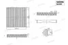 Фільтр салону Acura RDX 19-, Honda HR-V 16-, Clarity 17-, CR-V 17-, CR-Z 10-. Jazz 08-, Fit 09-, Odyssey 18-, (USA) SHAFER SA462 (фото 2)
