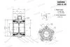 Підшипник маточини передній Ford Transit (06-) (45x57x110) (+монт. к-кт) SHAFER SH141.09K (фото 2)