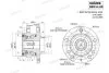 Ступица передняя VW Golf VII (12-) (3 болта) ABS+ SHAFER SH154.69 (фото 2)