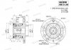 Ступица передняя VW Golf VII (12-) (3 болта) ABS+ SHAFER SH154.69 (фото 3)