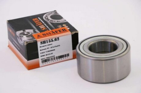 Підшипник передній Renault Kangoo I, Logan I, Megane I, Note, Doblo, 96-03, (37x37x72) SHAFER 'SH15562