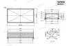 Фильтр воздушный Fiat Scudo, Jumpy, Expert, 1.6HDI, 04- (с предфильтром) SHAFER SX1617 (фото 2)