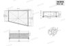 Фільтр повітряний Renault Megane III, Scenic III, Kangoo, Clio, Logan, 1.5D-2.0D (08-), (з передфільтром) SHAFER SX1748 (фото 2)