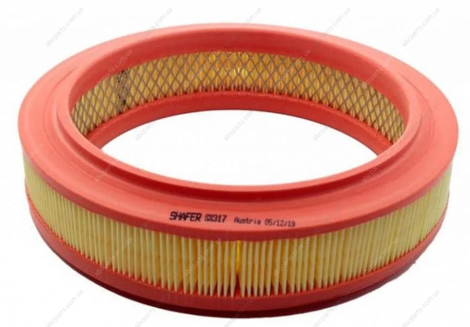 Фильтр воздушный Renault Clio I, Megane I, Rapid, Super 5, 11, 19, 21, Accord, 1.4-1.8, 83-03 (с металличес (SX317) SHAFER 'SX317 (фото 1)