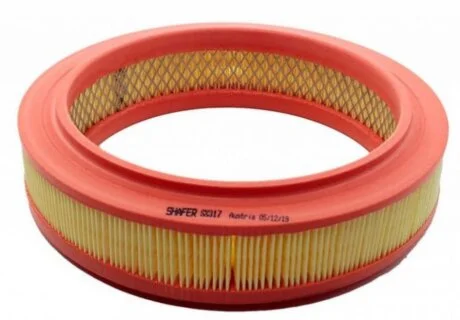 Фильтр воздушный Renault Clio I, Megane I, Rapid, Super 5, 11, 19, 21, Accord, 1.4-1.8, 83-03 (с металличес (SX317) SHAFER 'SX317