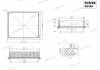 Фильтр воздушный VW Golf III, IV 91-99, 1.4-2.0 SHAFER SX405 (фото 1)