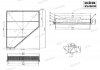 Фильтр воздушный Cadillac ATS (14-19), CTS (14-19), Chevrolet Camaro (16-21), (с пластиковой сеткой) SHAFER SX49830 (фото 1)