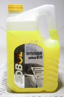 Антифриз G11, (-30С), 5л, (жовтий) Sobol 10878