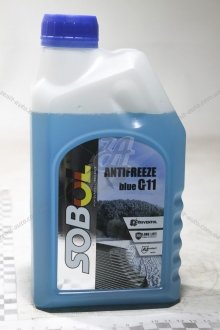 Антифриз G11, (-30c), 1л, син. Sobol 7739