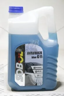 Антифриз G11, (-30С), 5л, (синій) Sobol 7741