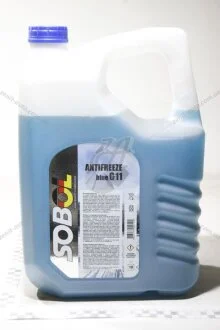 Антифриз G11, (-30С), 10л, (синій) Sobol 7742