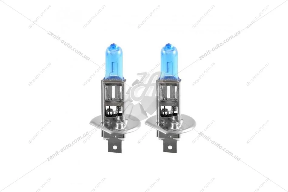 Лампа галогенная H1 12V 55W P14,5s +30% 4200K StarBlue EXTRA LIGHT (к-т 2шт) Solar 1241S2 (фото 1)