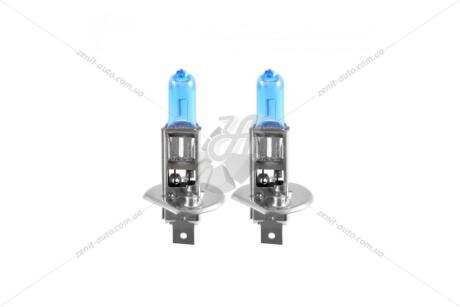 Лампа галогенная H1 12V 55W P14,5s +30% 4200K StarBlue EXTRA LIGHT (к-т 2шт) Solar 1241S2