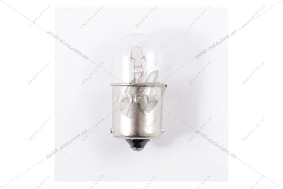 Лампа накаливания 12V R5W BA15s (габарит) (1-конт) (кратно 10) Solar 1254 (фото 1)