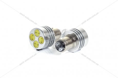 Светодиод 12V PY21/5W BAY15d (4SMD) белый (к-т 2шт) Solar LS238