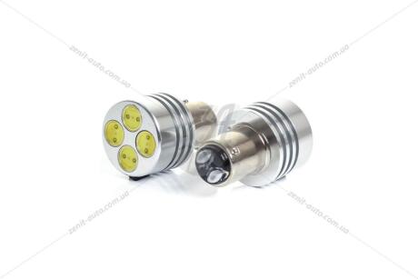 Лампа светодиодная 12V S25 P21/5W BAY15d 2W (4SMD) белый (к-т 2шт) Solar LS238