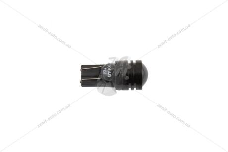 Лампа светодиодная 12V T10 W2.1x9.5d W5W (1SMD 0,5W) белый (к-т 2шт) Solar LS289_B2