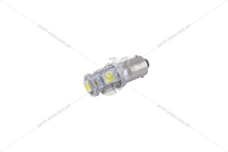 Лампа светодиодная 12V Т8.5 BA9s (5SMD 50x50) белый (к-т 2шт) Solar SL1331