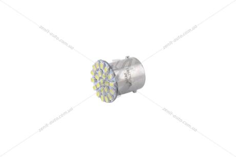 Лампа світлодіодна 24V G18.5 BA15s (22SMD 30x20) білий (к-т 2шт) Solar SL2581
