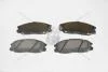 Колодки гальмівні передні Rexton (04-06) ABS/ESP (2х поршневий супорт) SsangYong SSANGYONG 4813008250 (фото 1)