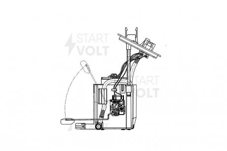 Модуль топливного насоса Hyundai/KIA i40 (11-) 2.0i/Optima (09-) 2.0i/2.4i StartVOLT SFM 0816
