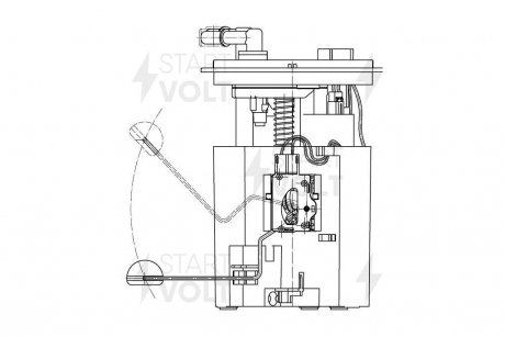 Модуль топливного насоса Subaru Impreza (11-)/XV (11-) 1.6i/2.0i StartVOLT SFM 2200