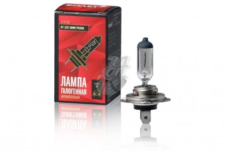 Лампа галоген H7 12V 100W PX26D StartVOLT VL-H7-08