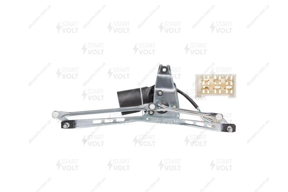 Склоочисник 2108-099/2113-15 у зборі (трапеція+мотор) (D=12мм) StartVOLT VWA 01008 (фото 1)