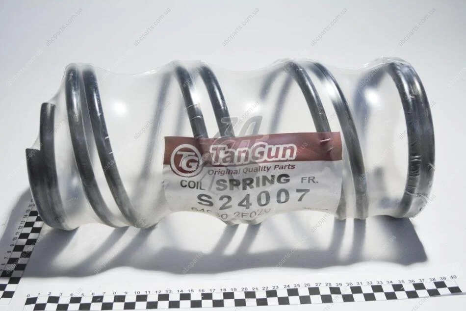 Пружина подвески передняя (кратно 2) KIA CERATO 2.0 TDI 04-06 TANGUN S24007 (фото 1)