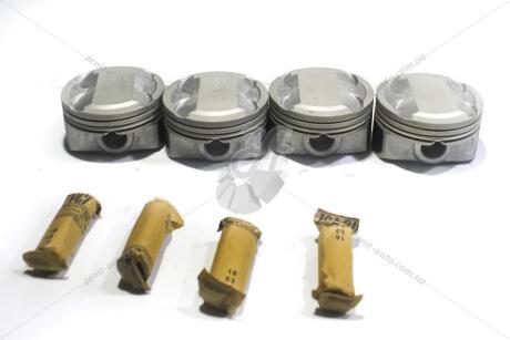 Поршень ДВЗ 0.5 (4шт.+пальцы) Hyundai Solaris (14-), KIA Rio (11-) (G4FA-II) 1.4 DOHC MPI TEIKIN 51159-050