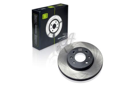 Фото диск гальмівний передній (кратно 2) Hyundai Accent (06-)/Kia Rio (06-) Trialli DF 073203 Диск гальмівний передній (кратно 2) Hyundai Accent (06-)/Kia Rio (06-) Trialli DF 073203