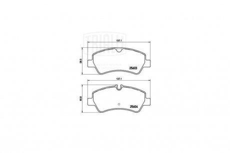 Колодки тормозные Ford Transit (13-) задн диск (в компл. с датчиком, 1шт.) Trialli PF 4392