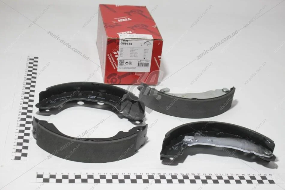 Колодки гальмівні задні барабан.Renault Kangoo (97-)(D=228) TRW GS8655 (фото 1)