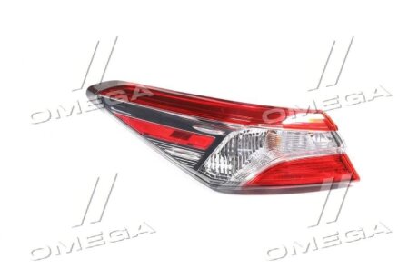 Ліхтар задній зовнішній лівий Toyota Camry XV70 (18-) USA SE чорний (11-9032-A0-1N) TYC '119032A01N