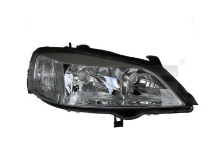 Фара права Opel Astra G (98-) H7/HB3 хром (20-5487-08-2B) TYC '205487082B