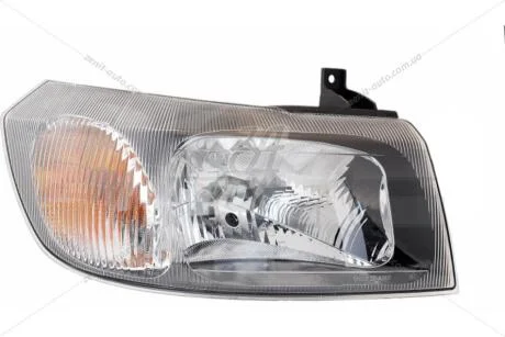 Фара права Ford Transit, Tourneo (00-) H4 чорна (20-A065-A5-2B) TYC '20A065A52B