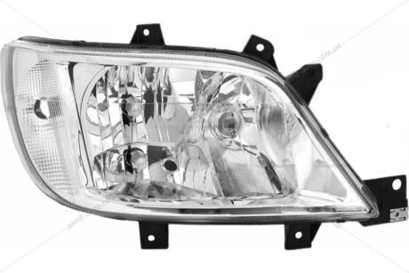 Фара левая c ПТФ MB Sprinter (03-) H3/H7/H7 (20-A526-A5-2B) TYC '20A526A52B