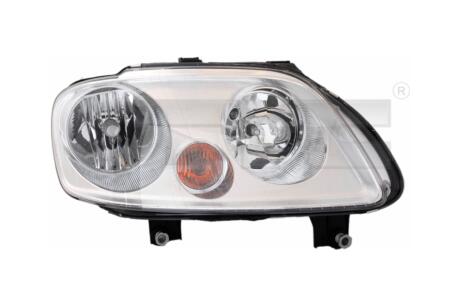 Фара права з моторчиком VW Caddy (04-) H1/H7 (20-A759-05-2B) TYC '20A759052B