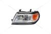 Фара ліва Mitsubishi Pajero Sport (05-) H4 чорна (20-B324-A5-6B) TYC '20B324A56B (фото 1)