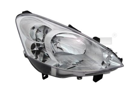 Фара ліва з моторчиком Peugeot Partner (08-) H4 (20-B810-05-2B) TYC '20B810052B