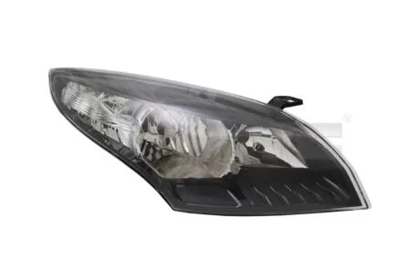 Фара правая Renault Megane III (09-) H7/H7 черная (20-B875-A5-2B) TYC '20B875A52B